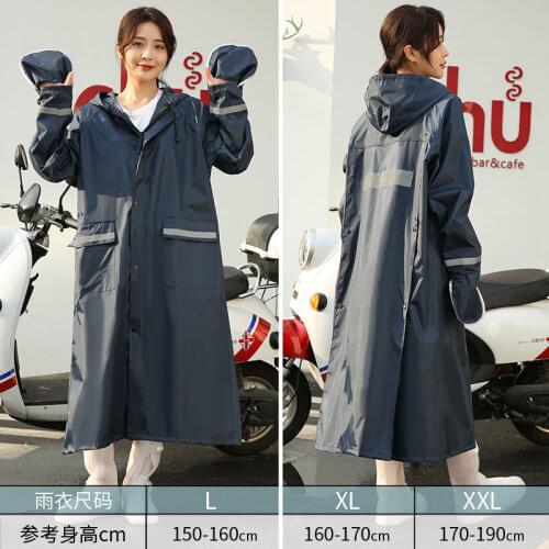 Hooded Rain Poncho New Waterproof Windbreaker Women Raincoat Men Black Rain Clothes Covers Rain Jacket Coats Motorcycle Rainwear