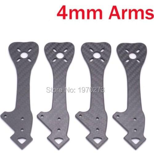 FPV Cross Racing Quadcopter Spare Repair Parts Carbon Fiber Frame Arms 4mm For LX Leopard LX5 220mm