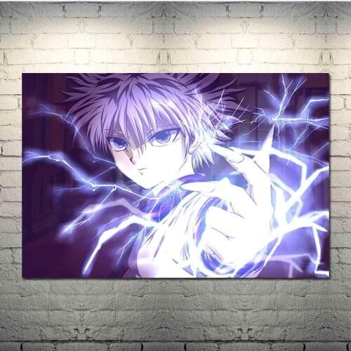 Hunter x Hunter Anime wall Art canvas painting Poster Print Qiya Wall Pictures For Living Room Decor Killua GON FREECSS
