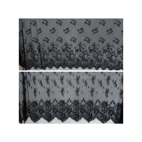 Exquisite eyelash lace fabric DIY wedding dress bottoming shawl household accessories