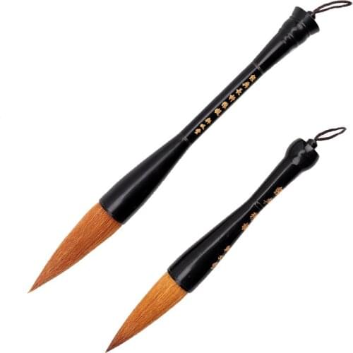 Chinese Calligraphy Brush Pen Bear Hair Chinese Painting Long Hair Brush Pen Regular Script Couplet Calligraphy Writing Brushes