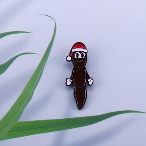 Cute cartoon character red hat pin funny Christmas gift SP fans addition