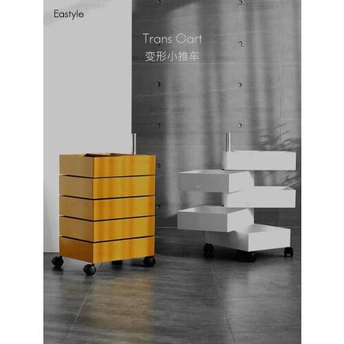 Creative Cabinet Rotate Open Five Layers Storage Self Bathroom Nightstand Living Room Furniture Sofa Side Table Chest Drawers