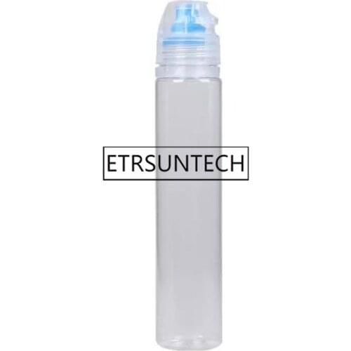 100pcs Kitchen Transparent Plastic Squeeze Bottle Condiment Dispenser For Salad Sauce Ketchup Honey Container