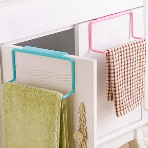 Kitchen Organizer Towel Racks Hanging Holder Bathroom Cabinet Cupboard Hanger Shelf For Kitchen Supplies Accessories