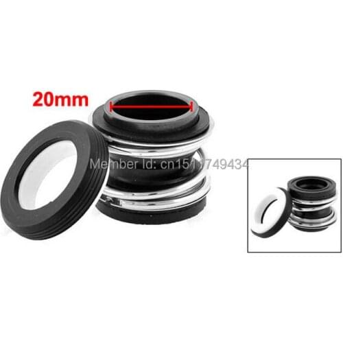 MB2-20 Ceramic Ring Rubber Bellows 20mm Inner Dia Pump Mechanical Seal