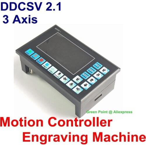 New DDCSV 2.1 500Hz CNC 3 Axis Motion Controller Engraving Machine Controller Motion Control System G Code Stepper Motor Driver