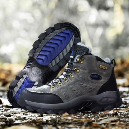 New Men Women Climbing Trekking Shoes Military Durable Waterproof Anti-Slip Outdoor Tactical Boots High Top Hiking Shoes