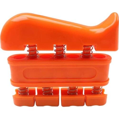Finger Strengthener Hand Exerciser Spring-Loaded Hand Grip Finger Exerciser Tool for Guitar Practice Rock Training