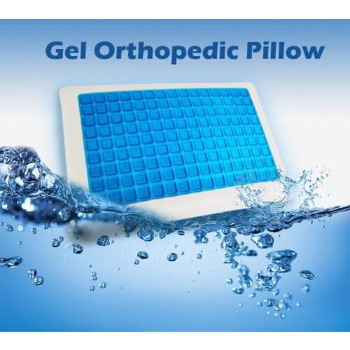 60*40*10 Bread Pillow Summer Cool Pillow Silicone Gel Memory Foam Spondylosis and Eczema Prevented For Cervical Vertebra Healing