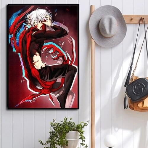 Anime Poster Tokyo Ghoul Original Design Anime Wall Art Print Scroll Poster,20 x 28 Inches,No Frame