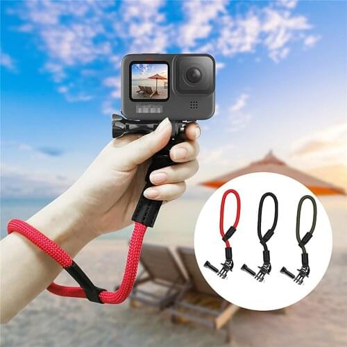 Safety Hand Wrist Strap Lanyard Sling Handheld Adapter for Gopro Hero 9 Sports Camera Accessories