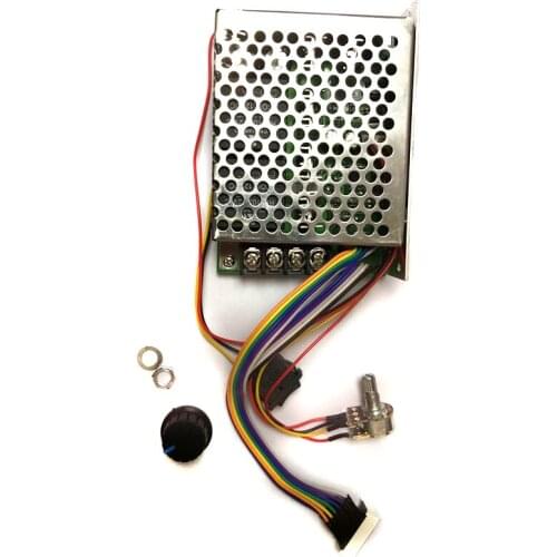 DC 10-55V 60A DC Motor Speed Controller PWM 12V 24V 48V 2000W MAX 100A Reversible Potentiometer On/Off/on Switch