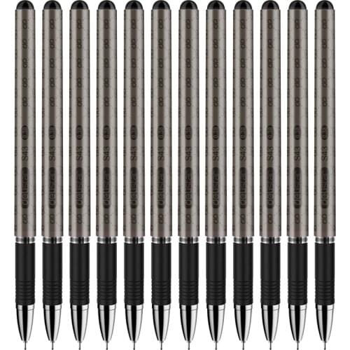 0.38mm Qality Black Gel Ink Pen Business Student Fine Finance Pens Ballpoint Stationery Korean School Office Writing Supplies