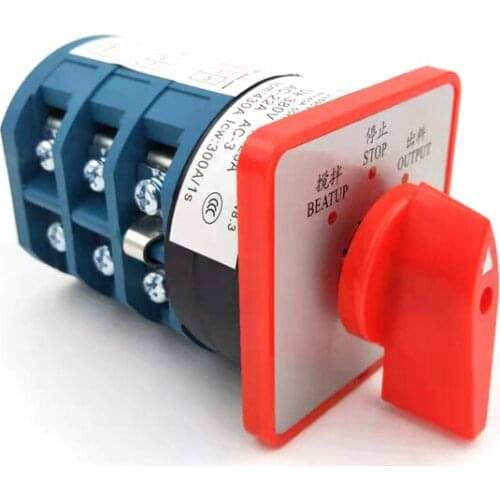 Selector Rotary Switch LW5-40/1 LW5-40/2 LW5-40/3 40A 500v Universal Changeover Combination Switch 3 Position