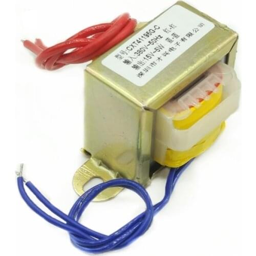 Power Transformer EI41-5W Type 5W 5VA 380V to 15V 380V to 15V AC adapter AC power supply