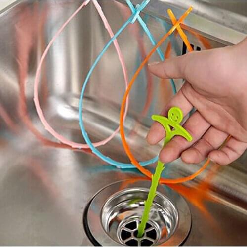 Bathroom Hair Sewer Dredge Device Filter Drain Cleaner Outlet Kitchen Sink Strainer Anti Clogging Floor Wig Removal Small Tool