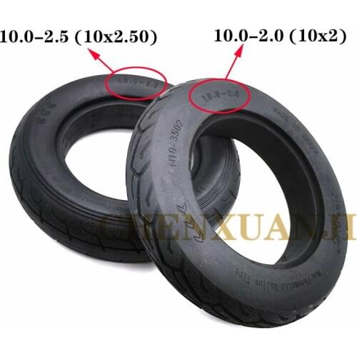 High Quality 10x2.0 Solid Tire or 10x2.50 Solid Tyre 10 Inch Electric Scooter Wheel Explosion-Proof Tire Accessories
