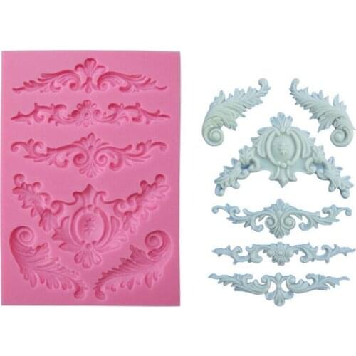 High Quality Sculpted Vintage Flower Lace Silicone Fondant Cake Decor Sugar Icing Mold Useful Bakeware Cake Tools Kitchen Tool