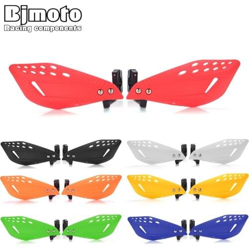 BJMOTO 22MM Motorcycle Hand Guard Handguard Shield Dirt Bike Motorbike Motocross Universal Protector Protective Gear