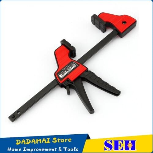 4 Inch Quick Ratchet F Clamp Heavy Duty Wood Working Work Bar Clamp Clip Kit Woodworking Reverse Clamping 30x100mm