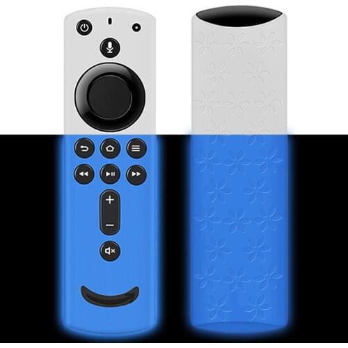 1PC Protective Cover Silicone Sleeve Shockproof Anti-Slip Replacement for Fire TV Stick 4K Remote Control