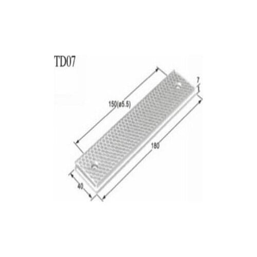 10PCS Reflector 180*40 photoelectric switch baffle board TD-07 photoelectric sensor switch reflector