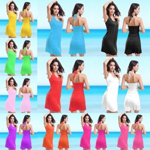 2021 Fashion Beach Skirt Sexy Halter Neck Ladies Skirt Seaside Holiday Skirt Women