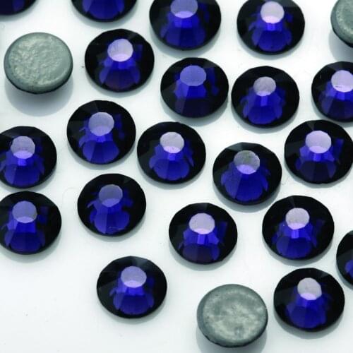 Aderu purple velvet 639 super shiny MC crystal hot fix rhinestone for nail art ornament garment shoe hat scarf phone decoration
