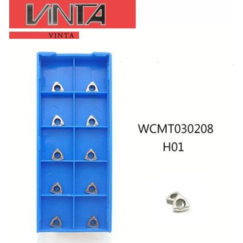 Free shipping CNC U Drill Inserts WCMT030208 H01 Speed Drilling Blades for milling Aluminum Copper Cutters