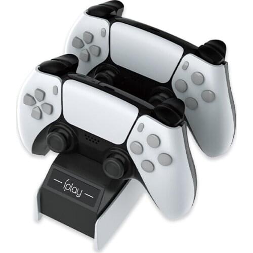 For PS5 Wireless Dualsense Controller Dual Charging For Ps5 Game Controller Dual Charging Base Ps5 Charger With Charging Cable