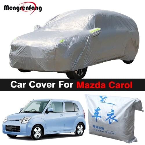 Full Car Cover Indoor Outdoor Sun Shade Anti-UV Rain Snow Dust Prevent Auto Cover For Mazda Carol