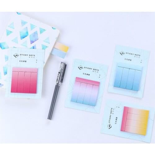DL Korean cute note cartoon color gradient convenience sticker and post sticker N