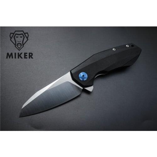 MIKER ZT0456 pocket knife folding D2 blade G10 handle bearing hunting knife Tactical EDC outdoor camping Survival knives tool