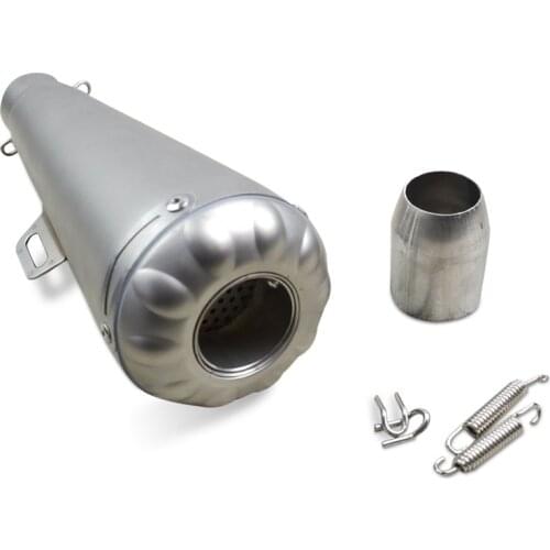 Modification of general stainless steel exhaust muffler for retro motorcycle exhaust pipe silencer