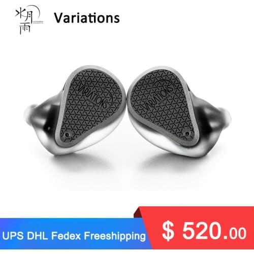 MoonDrop Variations In-Ear Earphones 2EST+2BA+DD Earbuds Tribrid IEMs with Detachable Cable
