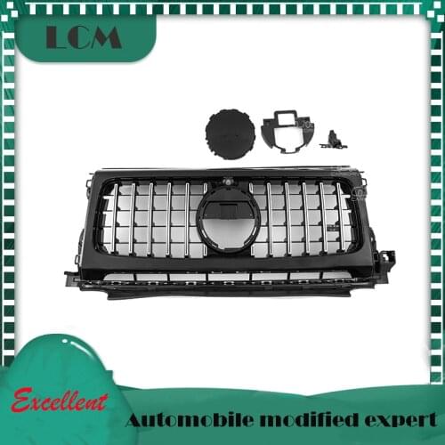 New GT Style ABS Plastic Front Bumper Racing Grille Product For-Mercedes For-Benz G-class W463A W464 G500 G350 G63 2019-ON
