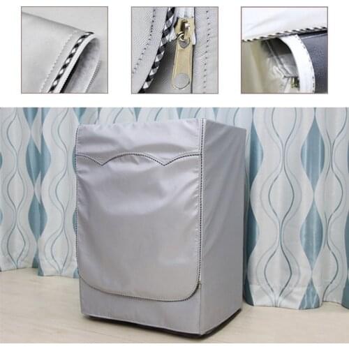 Full shading Sunscreen Washing machine cover Roller Dust Proof Cover Washing Machine Protective Dust Front Load Wash Dryer M-XL