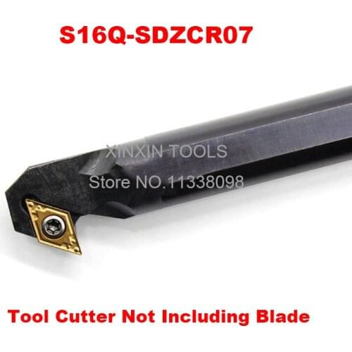 S16Q-SDZCR07 16mm Lathe Cutting Tools,CNC Turning Tool,Hss Lathe Tooling,Internal Threading Tool, Metal Lathe Boring Bar,SDZCR/L
