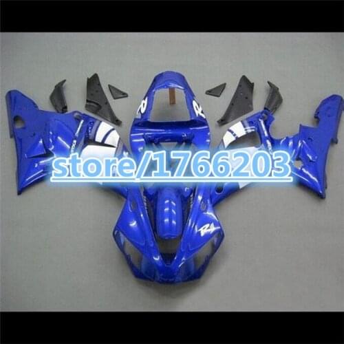 Top Blue White Fairing for YZF R1 00-01 YZF-R1 2000-2001 YZF1000 1000 YZFR1 00 01 2000 2001 YZF 1000 R1 2000 2001 fairings
