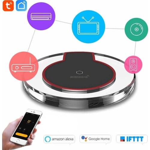 Universal Home Wireless Smart IR Voice/Remote Controller Hub Tuya Smart Life APP WiFi 2.4Ghz For Air Conditioner TV DVD