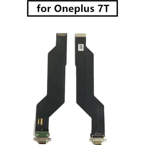 For Oneplus 7T USB Charging Port Dock Connector Flex Cable Replacement Assembly Parts phone screen repair spare parts