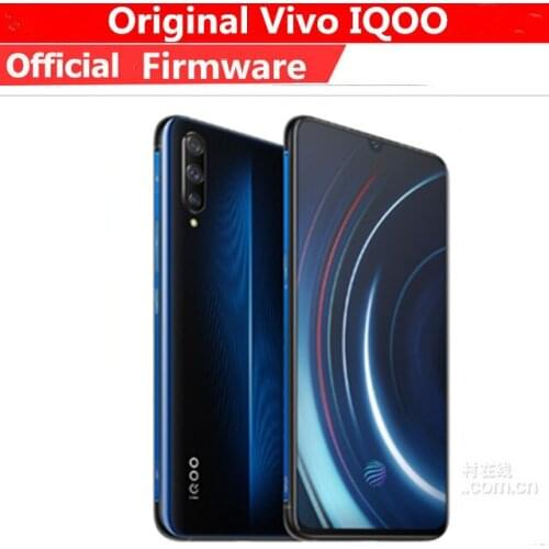 Original Vivo IQOO 4G LTE Mobile Phone Snapdragon 855 Android 9.0 6.41" FHD 2340X1080 8GB RAM 128GB ROM Fingerprint NFC Face ID