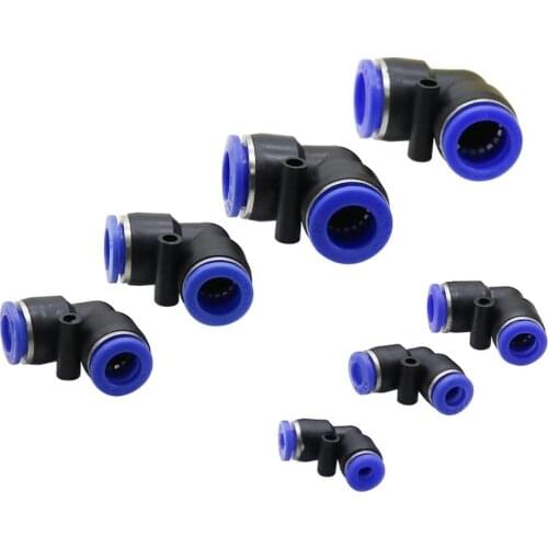 Outer Diameter 4/6/8/10/12/14/16mm Pipe Interface Slip-lock Elbow Quick Connector Pneumatic Garden Irrigation Quick Couplings