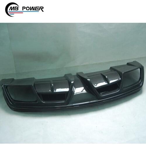 High Quality 2014-2015 year CLA class w117 CLA45 PD style carbon fiber rear bumper diffuser for w117 car rear bumper lip spoiler