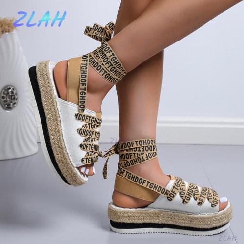 2021 New Women Women Sandals Square Heel Open Toe Lace-up Womens Shoes High Heels Ladies Shoes Women Sandals Sandal Platform