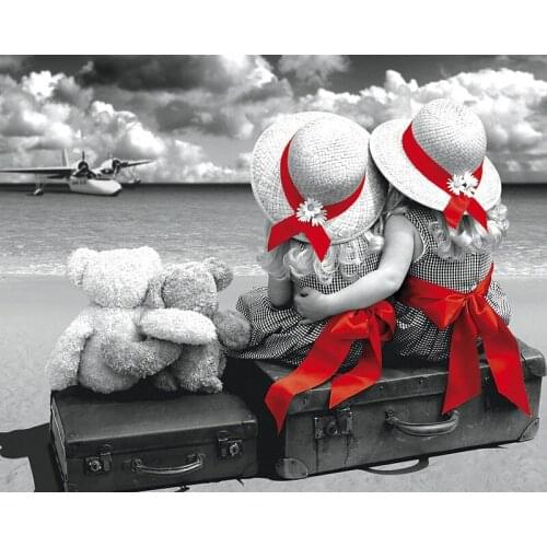 5D Diamond Painting Cross Stitch doll Pattern 5D Diamond Embroidery people Mosaic Resin Full Drill Home Decor round&square