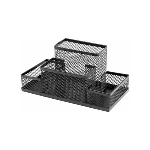 Black Metal Pens Erasers Keys Notes Pen Basket