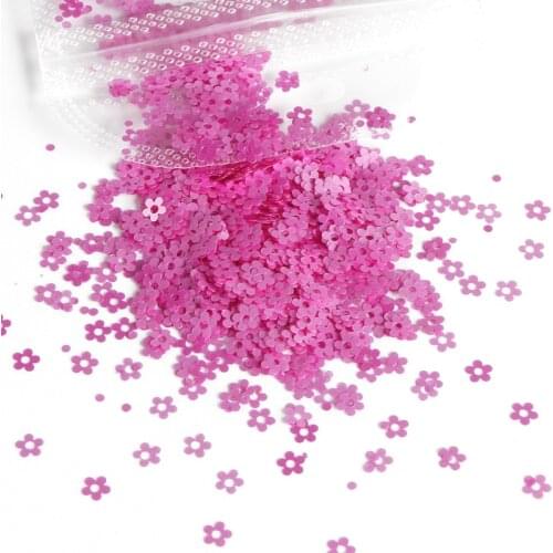 Pearl Color Plum Flower Glitter Sequin Resin Shaker Filler Slime Fillings DIY Supplies Nail Art Decorations Ultra-thin Paillette