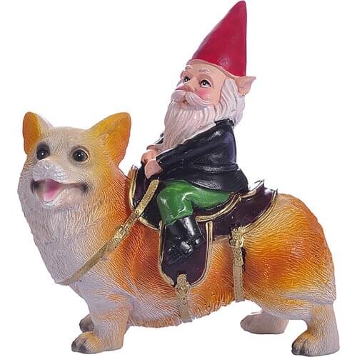 Ornaments Santa Claus Resin Crafts Dwarf Decorations Home 12*7*15 Cm Office Gardening Gift Garden Outdoor Miniatures